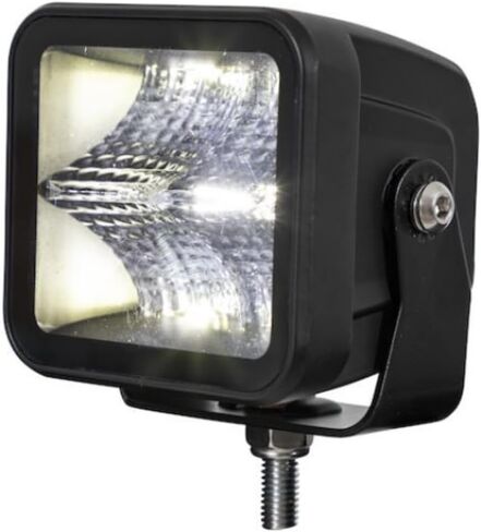 منتجات المشترين 1492236 كشاف LED واسع للغاية بدون حافة 3 بوصة، عدسة مربعة، ضوء بقعة/ضباب لشريط الضوء على الشاحنات والمقطورات وATVs وUTVs، للطرق الوعرة، شفاف in Saudi Arabia