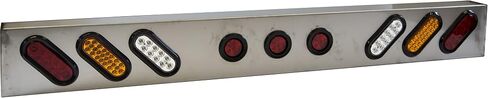 Buyers Products 8891168 66 Inch Spreader Light Bar Kit w/DOT Lights, Marker Lights, And Strobe Lights, Spreader Light Box For Compliance and Visibility in Saudi Arabia