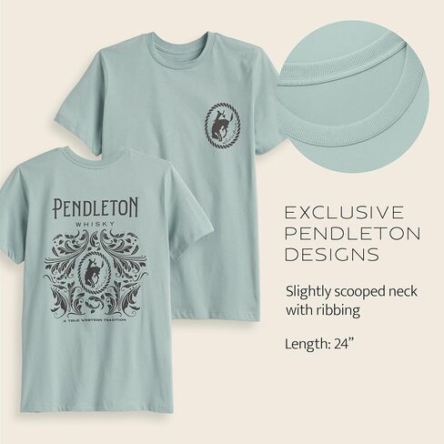 تي شيرت Pendleton النسائي ذو الشعار الجرافيكي in Saudi Arabia