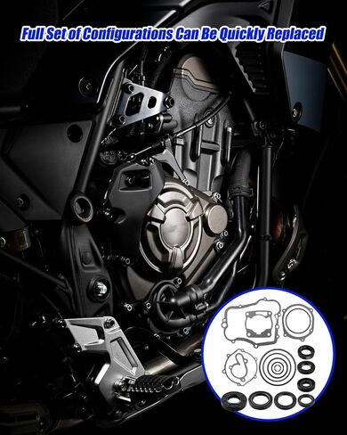 Complete Engine Gasket Seal Kit Fit for Yamaha YZ85 2002-2018, Top & Bottom End Rebuild Seal Set Replace 4ES-11351-00-00 4ES-15461-00-00 5PA-15451-00-00 5PA-15463-00-00 4BA-12428-00-00 in Saudi Arabia