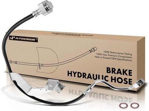 A-Premium Front Driver Brake Hydraulic Hose Compatible with Select Ford Models - F-450 F450 Super Duty, F-550 F550 Super Duty, 2012, with Dana 60 Axle, Fat Boy - Replace# BC3Z2078A in Saudi Arabia