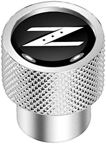 iPick Image for Nissan 350Z Z Logo in Black on Black Aluminum Tire Valve Stem Caps in Saudi Arabia