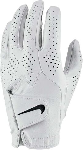 قفاز الجولف Nike Tour Classic IV لليد اليمنى باللون الأبيض | أبيض | أسود متوسط/كبير in Saudi Arabia