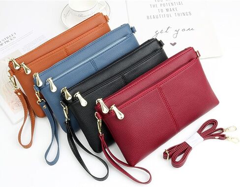 Crossbody Bags for Women, Wallet Women Shoulder Bag for Women, Wristlet Wallets Coin Purse，Adjustable Shoulder Strap in Saudi Arabia
