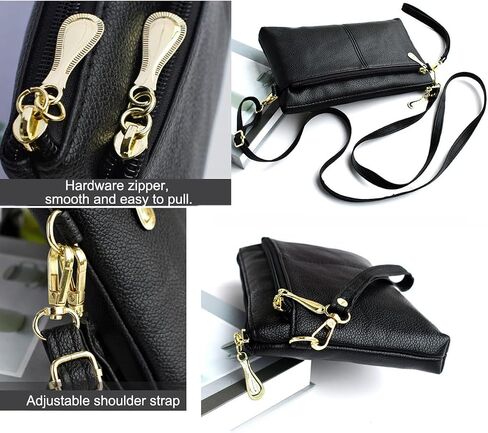 Crossbody Bags for Women, Wallet Women Shoulder Bag for Women, Wristlet Wallets Coin Purse，Adjustable Shoulder Strap in Saudi Arabia