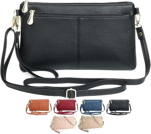 Crossbody Bags for Women, Wallet Women Shoulder Bag for Women, Wristlet Wallets Coin Purse，Adjustable Shoulder Strap in Saudi Arabia