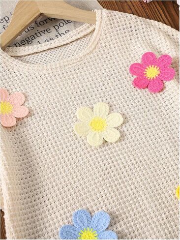 Verdusa Girl's Boho Floral Crochet Tops Cute Vacation Going Out T Shirts in Saudi Arabia