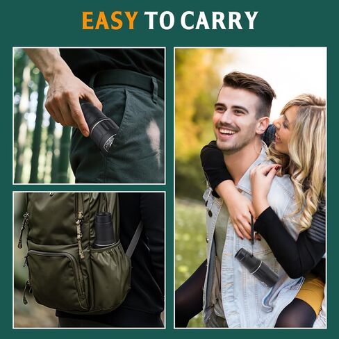 12x60 Purple Monocular Telescope High Powered with Smartphone Adapter Tripod and Portable Bag, Larger Vision Monoculars for Adults with BAK4 Prism & FMC Lens, Suitable for Bird Watching Hiking Travel in Kuwait
