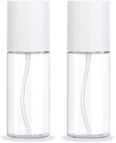 Travel Pump Bottle 2pcs Cosmetic Pump Container Refillable Clear Lotion Bottles for Cream and Pure Essential Oils to Travel and Bathroom in Saudi Arabia