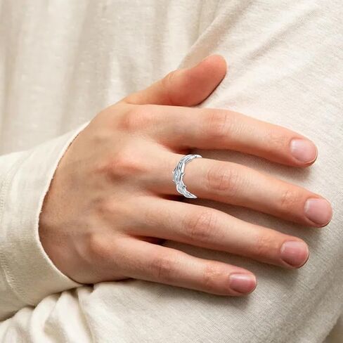 Crown of Thorns Ring 925 Sterling Silver Jesus Thorn Ring Size 8-13 for Men Women Silver in Saudi Arabia