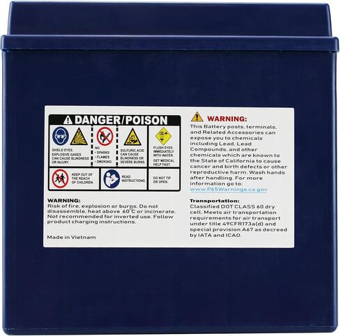 PowerStar ATV Battery Replacement for Kawasaki 750cc KVF750 Brute Force 2006, YTX14-BS in Saudi Arabia
