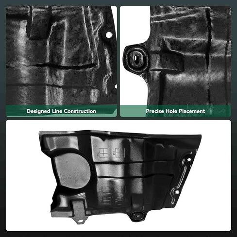 درع رذاذ المحرك السفلي الأيمن الأمامي YHTAUTO متوافق مع Nissan Altima 2002-2006، Maxima 2004-2008 واقيات علبة المحرك in Saudi Arabia