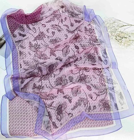 Scarfs for Women Lightweight Neck Scarves Fashion Print Floral Scarf Headscarf Shawls Wraps in Saudi Arabia