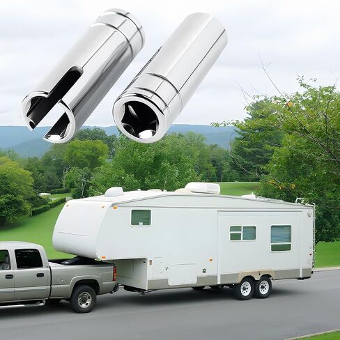 Trailer Scissor Jack Slotted Drill Adapter, Stainless Steel Vehicle T-Slot Drill Attachment with 2 Bits, Heavy Duty Automotive Stabilizing Jack Accessories, Universal Fit in Saudi Arabia