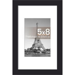 upsimples 10x30 Picture Frame, Display Pictures 8x24 with Mat or 10x30 Without Mat, Wall Hanging Long Panoramic Frame, Black, 1 Pack in Saudi Arabia