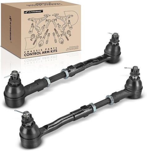 A-Premium 2 x Front Inner & Outer Tie Rod End Assemblies, Compatible with Nissan NV1500 2012-2021, NV2500 2012-2021, NV3500 2012-2021, TITAN XD 2016-2021 in Saudi Arabia