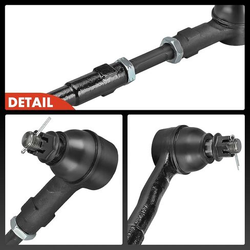 A-Premium 2 x Front Inner & Outer Tie Rod End Assemblies, Compatible with Nissan NV1500 2012-2021, NV2500 2012-2021, NV3500 2012-2021, TITAN XD 2016-2021 in Saudi Arabia