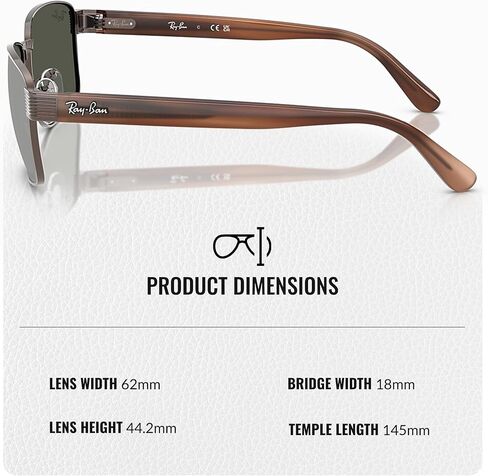 نظارات شمسية Ray-Ban RB3750 مربعة الشكل للرجال والنساء مع مجموعة نظارات RAYBAN الرسمية in Saudi Arabia