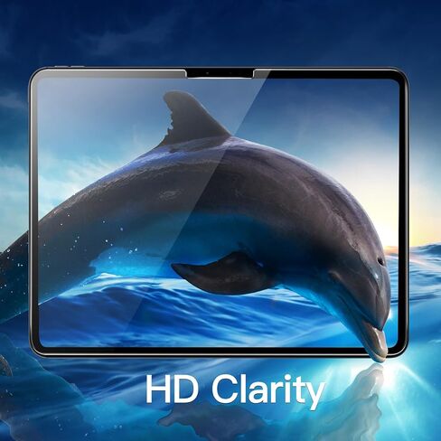 JETech Screen Protector for iPad Air 11-Inch M2 (2024) with Easy Installation Frame, Tempered Glass Film, HD Clear, 2-Pack in Kuwait