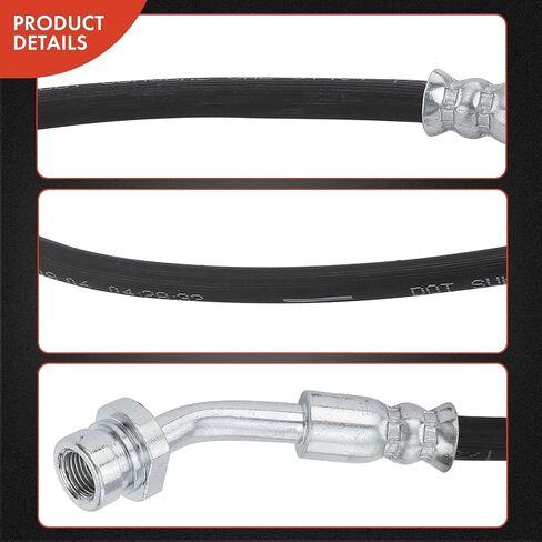 A-Premium Rear Driver and Passenger Brake Hydraulic Hose Compatible with Kia and Hyundai Models - Sedona 2006-2012 2014, Entourage 2007-2009 - Replace# 587374D550(Pack of 2) in Saudi Arabia