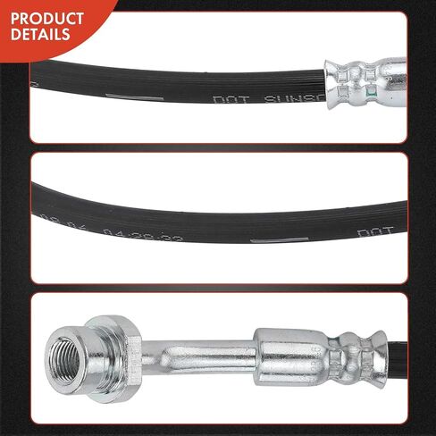 A-Premium Rear Driver and Passenger Brake Hydraulic Hose Compatible with Kia and Hyundai Models - Sedona 2006-2012 2014, Entourage 2007-2009 - Replace# 587374D550(Pack of 2) in Saudi Arabia