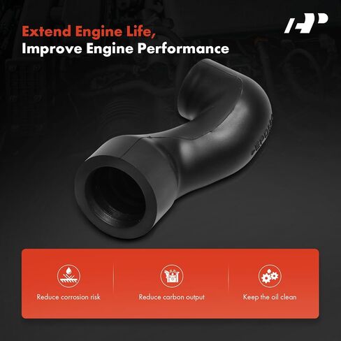 خرطوم تنفس علبة المرافق للمحرك A-Premium متوافق مع مرسيدس بنز C300، C350، C280، C230، C55 AMG، E350، E55 AMG، E550، GLK350، ML350، ML550، ML450، GL450، GL550، S550، S400، CLS550، SL550 in Saudi Arabia