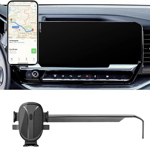 Car Phone Holder for 2025 Honda Civic Accessories 2022 2023 2024 Dash Mount Cell Phone Holder for Metal Ball Adapter Stand for Most Smartphones(9inch Screen Only) in Saudi Arabia