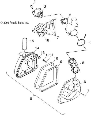 ختم Polaris ATV، قطعة OEM الأصلية 0451081، الكمية 1 in Saudi Arabia