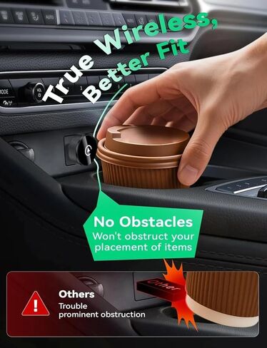 جهاز استقبال بلوتوث للسيارة من HICAS، محول سيارة بلوتوث AUX 3.5 ملم بخاصية إلغاء الضوضاء، جهاز استقبال صوت لاسلكي لسماعات الستيريو المنزلية/السلكية، مكالمات بدون استخدام اليدين، عمر بطارية 16 ساعة - فضي in Kuwait