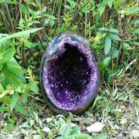 Amethyst Crystal Rock Qurartz Geode Cluster Natural Raw Amethyst Stone Real Healing Crystals 4.5-5LB in Kuwait