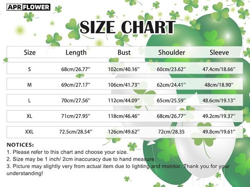 APRFLOWER Women St. Patrick's Day Sweatshirts Shamrock Clover Print Long Sleeve Shirts Casual Irish Gift Pullover Tops in Saudi Arabia