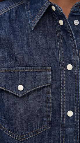 Madewell Women's Denim Oversized Western Shirt in Saudi Arabia