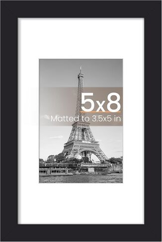upsimples 10x30 Picture Frame, Display Pictures 8x24 with Mat or 10x30 Without Mat, Wall Hanging Long Panoramic Frame, Black, 1 Pack in Saudi Arabia
