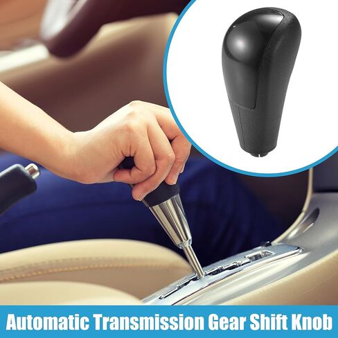 Auto Gear Shift Knob Handle with Button Automatic Transmission Shift Knob for Ford Focus 2005-2012 ABS Black in Saudi Arabia