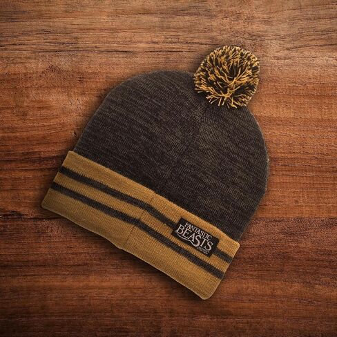 Bioworld Fantastic Beasts and Where to Find Them Pom Cuff Beanie Grey in Saudi Arabia