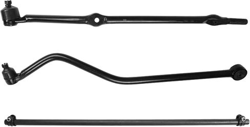 IRONTEK 13 قطعة طقم تعليق أمامي Pitman Arm داخلي وخارجي قضيب ربط ينتهي بمفاصل كروية علوية وسفلية قضيب مسار شريط ربط قضيب ضبط كم لـ 1991-2001 لسيارة جيب شيروكي، 1991-1992 لسيارة جيب كومانش in Saudi Arabia
