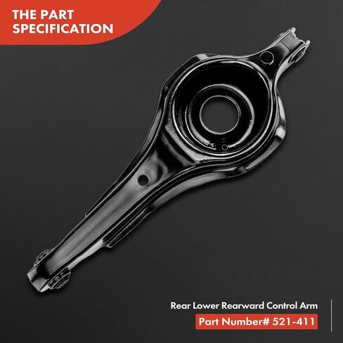 A-Premium Set of 6, Rear Forward Lower Trailing Arm, Rearward Lower & Upper Control Arm, Compatible with Ford Focus 2000-2011, Volvo C30 2007-2013, S40 2004-2011, V50 2005-2011, FWD Only in Saudi Arabia