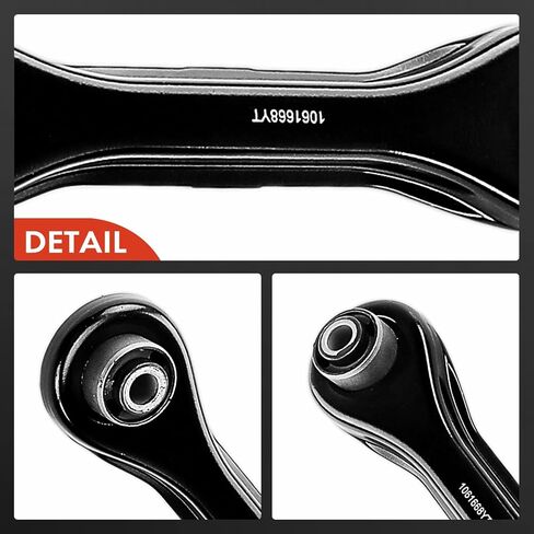 A-Premium Set of 6, Rear Forward Lower Trailing Arm, Rearward Lower & Upper Control Arm, Compatible with Ford Focus 2000-2011, Volvo C30 2007-2013, S40 2004-2011, V50 2005-2011, FWD Only in Saudi Arabia