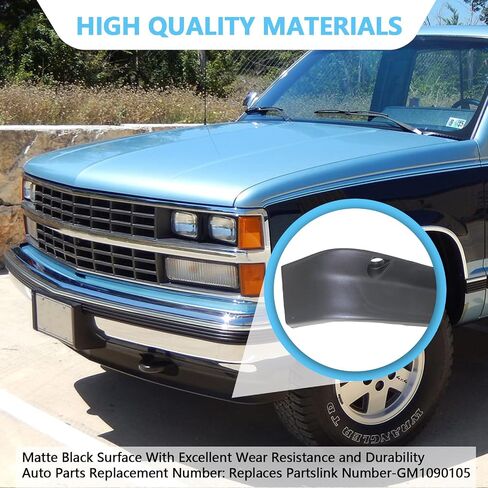 Perfit Liner جديد المصد الأمامي السفلي لسد الهواء متوافق مع 1988-2000 Chevy Silverado/Cheyenne C/K 1500 2500 3500 يناسب GM1090108 15569428 in Saudi Arabia