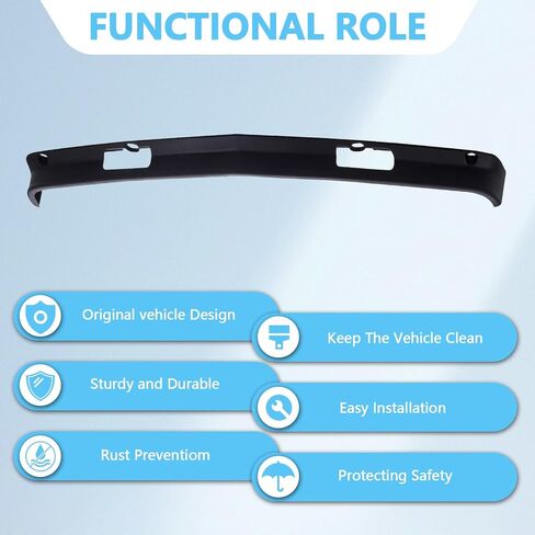 Perfit Liner جديد المصد الأمامي السفلي لسد الهواء متوافق مع 1988-2000 Chevy Silverado/Cheyenne C/K 1500 2500 3500 يناسب GM1090108 15569428 in Saudi Arabia