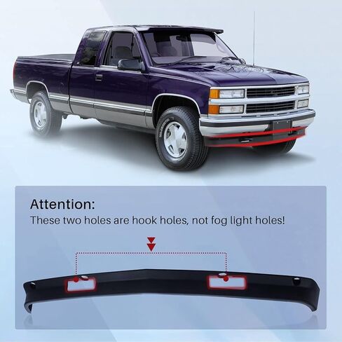 Perfit Liner جديد المصد الأمامي السفلي لسد الهواء متوافق مع 1988-2000 Chevy Silverado/Cheyenne C/K 1500 2500 3500 يناسب GM1090108 15569428 in Saudi Arabia