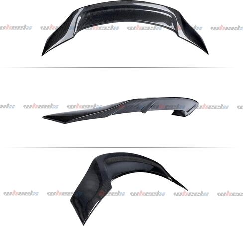 Real Carbon Fiber Rear Spoiler Compatible with 2015-2021 Benz W205, R Style Duckbill Trunk High Kick Tail Deck Lid Splitter Wing Lip fits for C63 C180 C200 C250 C300 C350 C400 C450 C43 AMG in Saudi Arabia