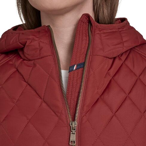 Tommy Hilfiger womens Long Sleeve Zip Up Essential Quilted Jacket in Saudi Arabia