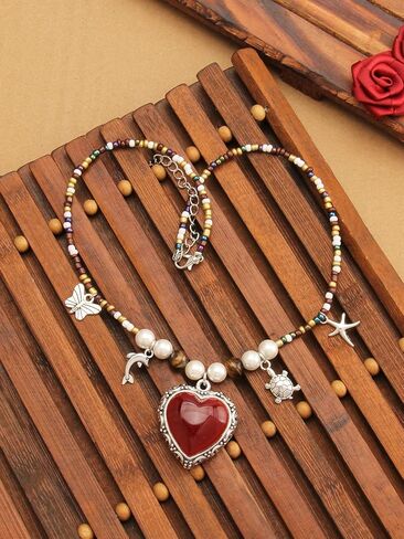 القلائد قلادة كبيرة الطبقات بوهو دائرة جلدية المختنق مكتنزة بوهو قلادة للنساء سترة طويلة قلادة المجوهرات in Kuwait