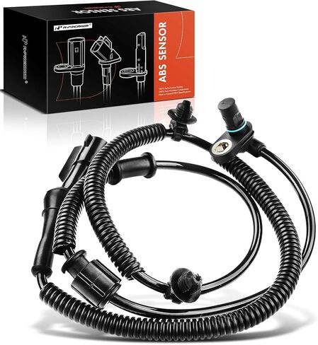 A-Premium Front Left or Right ABS Wheel Speed Sensor - Compatible with Ford & Lincoln Models - For F-150 2009-2010, Expedition, Navigator 2010 - Front Driver or Passenger Side, Replaces 9L3Z2C204A in Saudi Arabia
