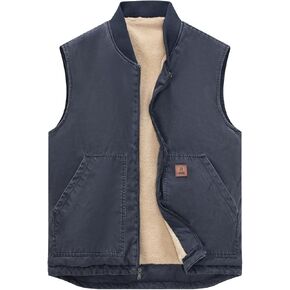 سترة رجالية من القماش الكتاني من Msmsse ملابس خارجية بدون أكمام مع جيوب in Kuwait