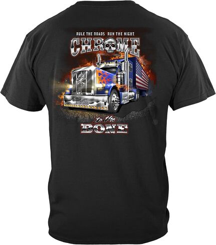 Funny Trucker Tshirts - Truckin Gear for Men -Black 4X-Large in Saudi Arabia