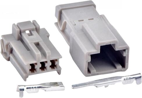 automotive connectors 3 Pin Automotive Connector Turn Signal Tail Lights Reversing Lamp Socket 6098-0241 6098-0242 PB901-03120 easy replacement(Female male with Pin) in Saudi Arabia