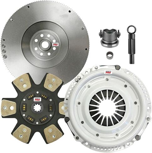 طقم القابض ClutchMaxPRO Performance Stage 3 مع دولاب الموازنة متوافق مع 2007 2008 2009 2010 2011 Jeep Wrangler 3.8 (CP01046HDCFW-ST3) in Saudi Arabia