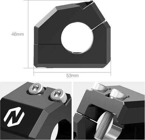NICECNC Black Front Clutch Master Cylinder Reinforcement Compatible with Braktec Clutch System Compatible with Gas Gas EC 250/250F/300/350F 2021-2025 EX 250 300 2024-2025 See Fitment in Saudi Arabia